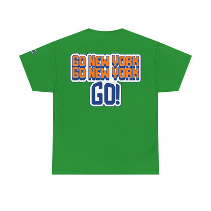 Oliver Outside Knicks Fan Tee – Courtside Energy Bear Style
