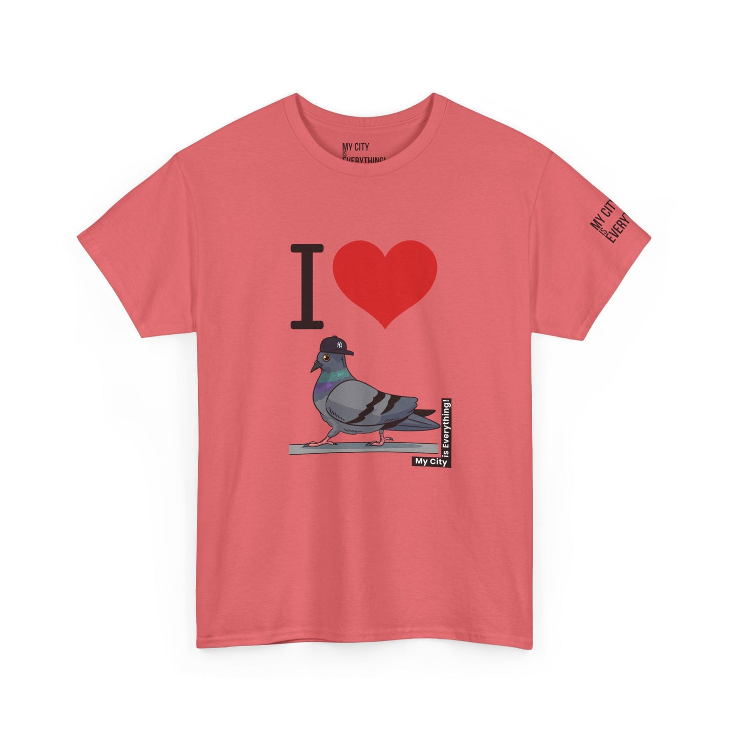 I ❤️ My City Pigeon Tee – Yankee Fitted Edition | My City Is Everything!