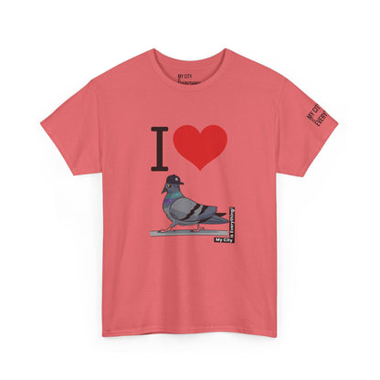 I ❤️ My City Pigeon Tee – Yankee Fitted Edition | My City Is Everything!