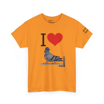 I ❤️ My City Knicks Pigeon Tee – NYC Street Icon Edition