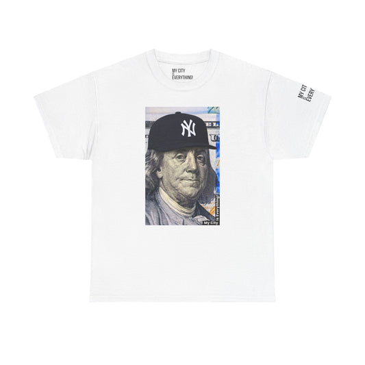 Ben Franklin Yankee Hat Tee – All About the Hundreds