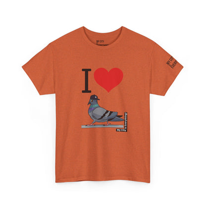 I ❤️ My City Pigeon Tee – Yankee Fitted Edition | My City Is Everything!