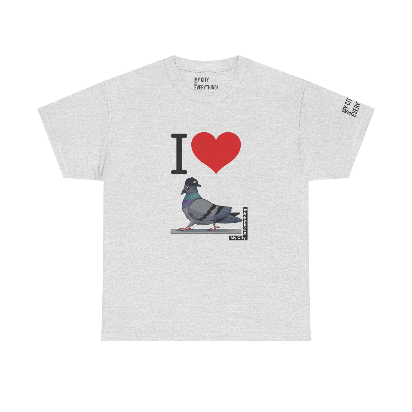 I ❤️ My City Pigeon Tee – Yankee Fitted Edition | My City Is Everything!