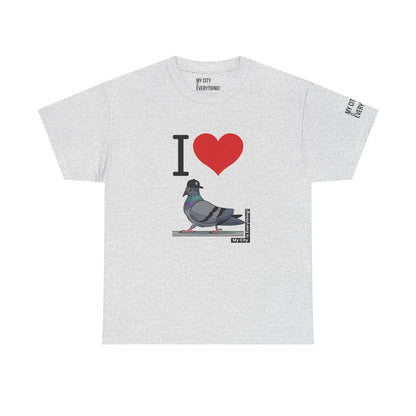 I ❤️ My City Pigeon Tee – Yankee Fitted Edition | My City Is Everything!