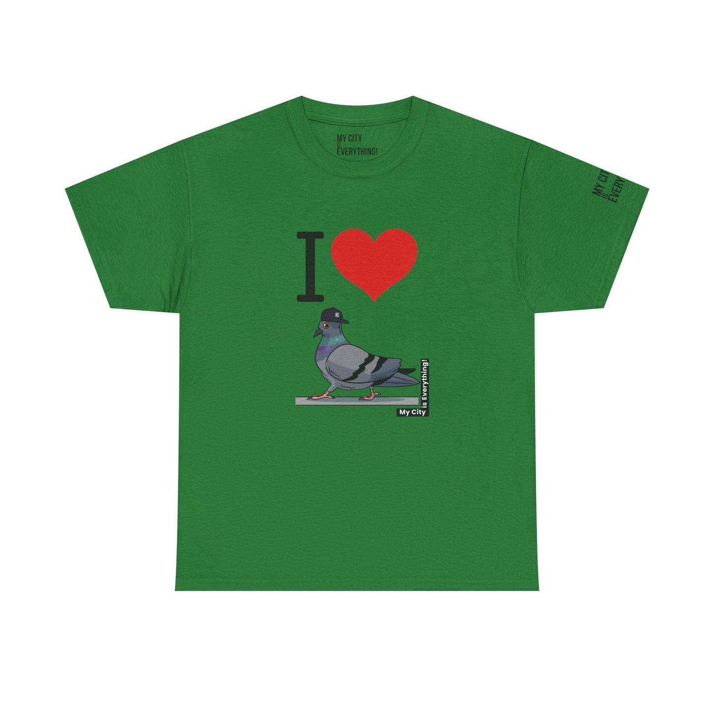 I ❤️ My City Pigeon Tee – Yankee Fitted Edition | My City Is Everything!