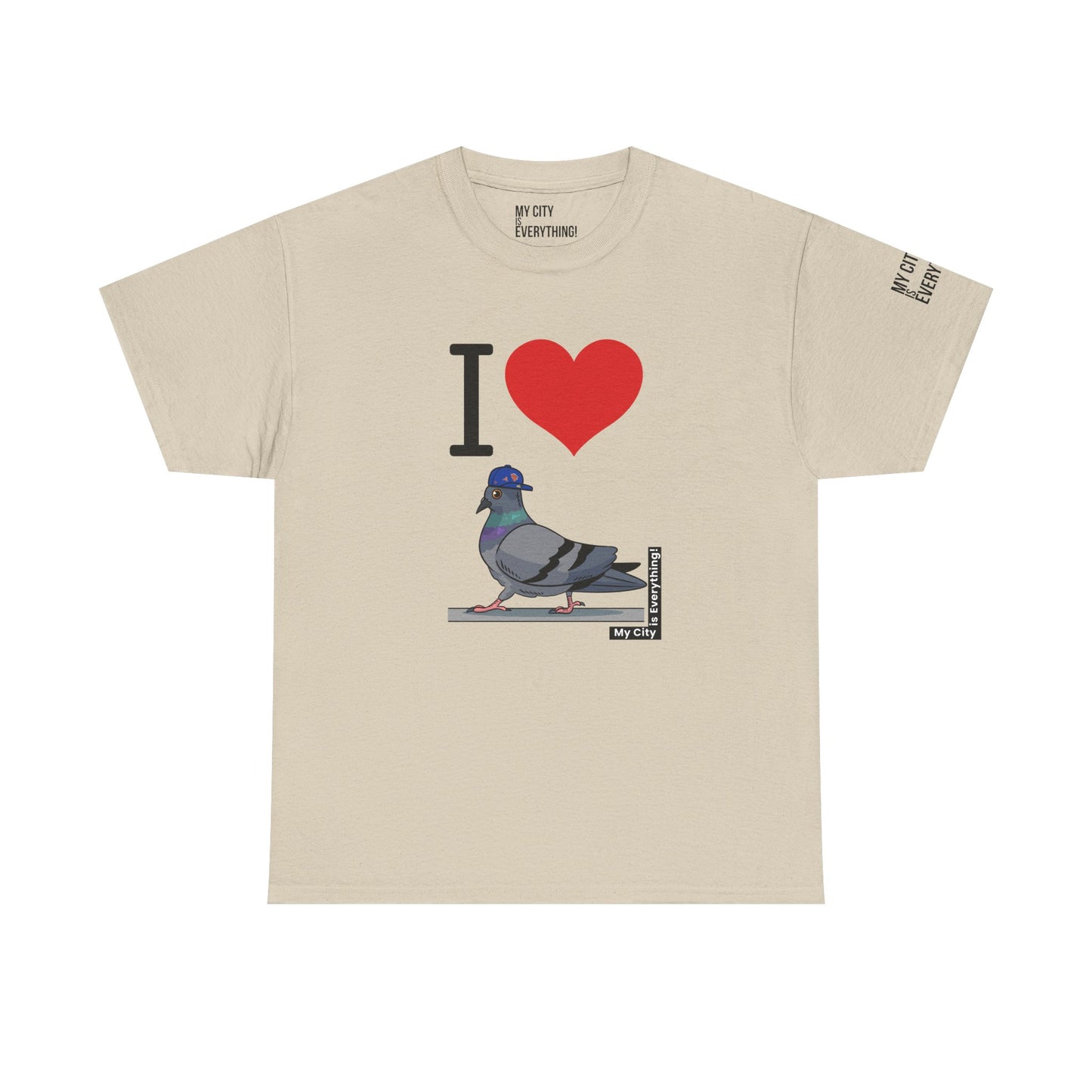 I ❤️ My City Knicks Pigeon Tee – NYC Street Icon Edition