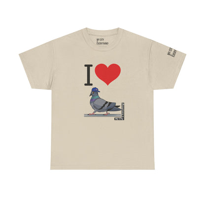I ❤️ My City Knicks Pigeon Tee – NYC Street Icon Edition
