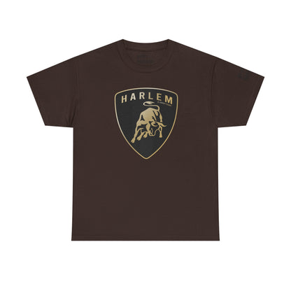 Harlem “Lambo Crest” Tee – Luxury Streetwear Inspired