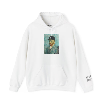 Van Gogh Yankees Hat Hoodie