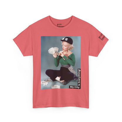 Marilyn x Money x Yankees Tee – Vintage Icon Remix | My City Is Everything!