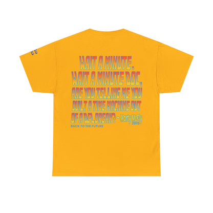 Oliver Outside Back to the Future Parody Tee – Retro Bear Style