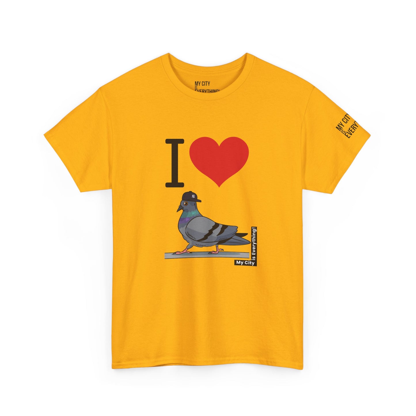 I ❤️ My City Pigeon Tee – Yankee Fitted Edition | My City Is Everything!