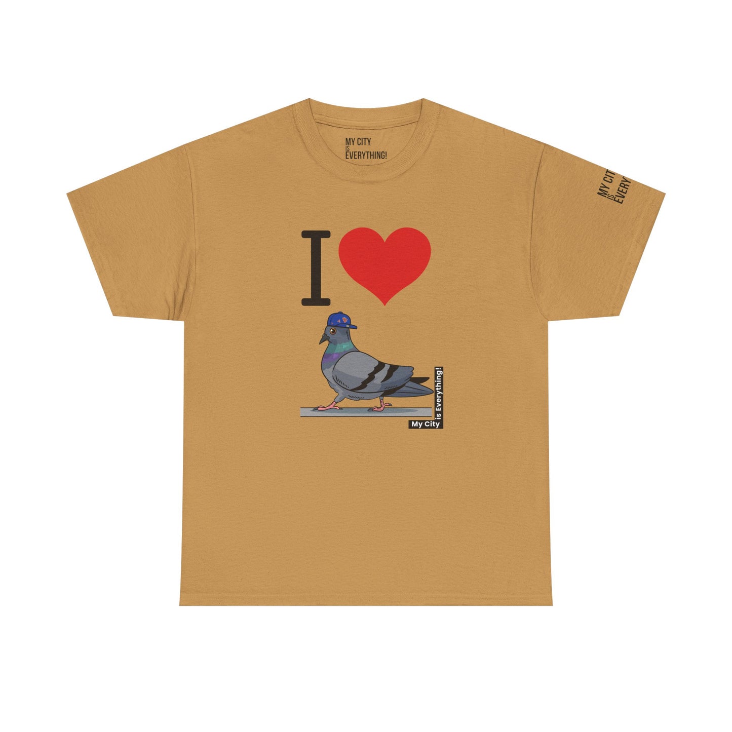 I ❤️ My City Knicks Pigeon Tee – NYC Street Icon Edition