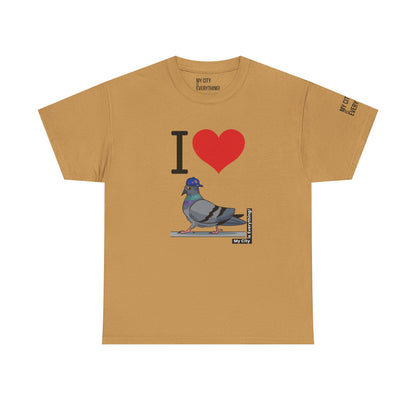 I ❤️ My City Knicks Pigeon Tee – NYC Street Icon Edition