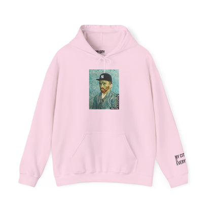 Van Gogh Yankees Hat Hoodie