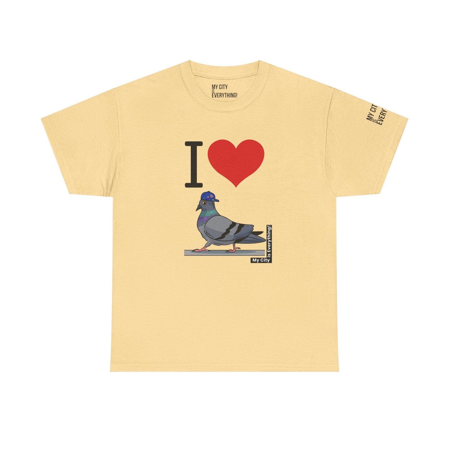 I ❤️ My City Knicks Pigeon Tee – NYC Street Icon Edition