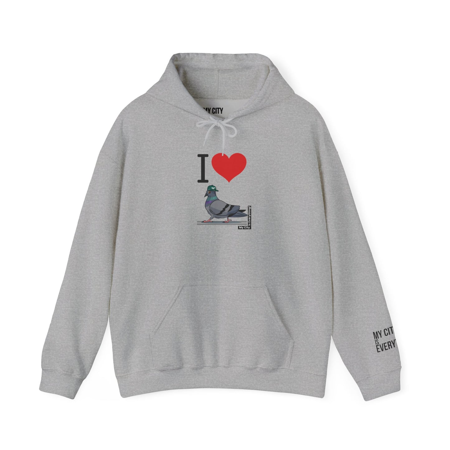 I ❤️ My City Jets Pigeon Hoodie – NYC Streetwear
