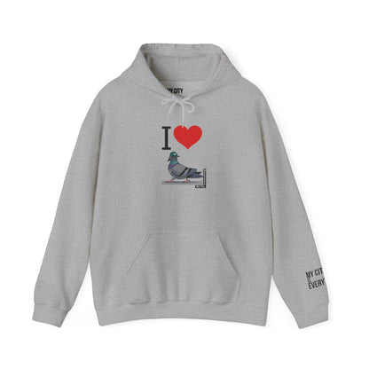 I ❤️ My City Jets Pigeon Hoodie – NYC Streetwear