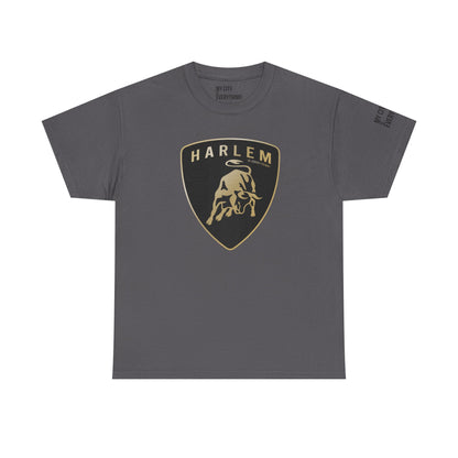 Harlem “Lambo Crest” Tee – Luxury Streetwear Inspired