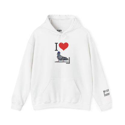 I Love My Knicks Pigeon Hoodie – Streetwise Urban Drop by My City Is Everything!