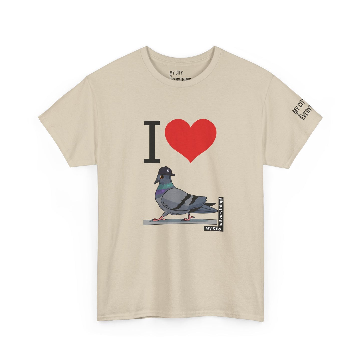 I ❤️ My City Pigeon Tee – Yankee Fitted Edition | My City Is Everything!