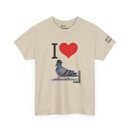 I ❤️ My City Pigeon Tee – Yankee Fitted Edition | My City Is Everything!
