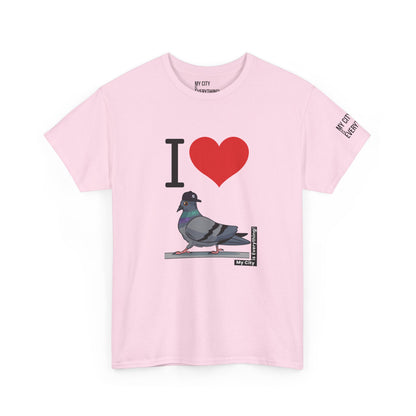 I ❤️ My City Pigeon Tee – Yankee Fitted Edition | My City Is Everything!