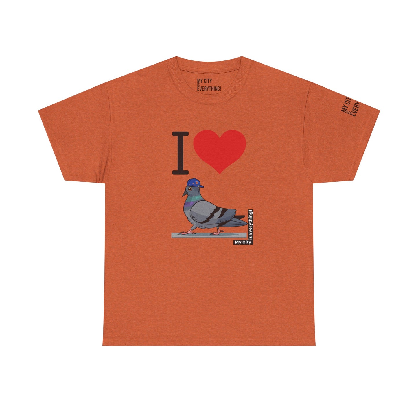 I ❤️ My City Knicks Pigeon Tee – NYC Street Icon Edition