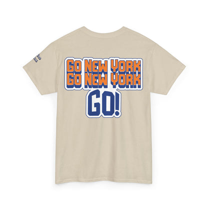 Oliver Outside Knicks Fan Tee – Courtside Energy Bear Style