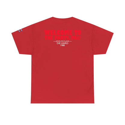 Oliver “Die Hard” Graphic Tee – Action Hero Bear Shirt