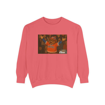 Oliver Outside Knicks Fan Crewneck – NYC Spirit in Every Stitch