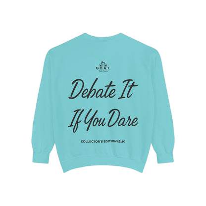 🥞/🧇Pancakes or Waffles? G.O.A.T. Talk Tees Debate Sweatshirt – Breakfast Battle Crewneck