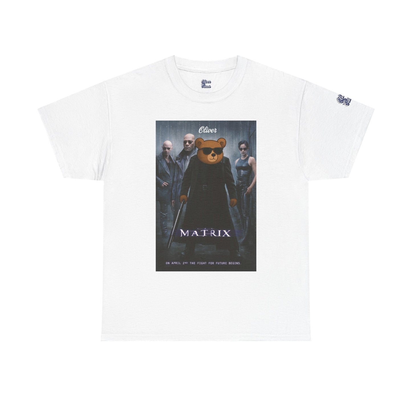 Oliver “The Matrix” Tee – Red Pill Bear Graphic Shirt