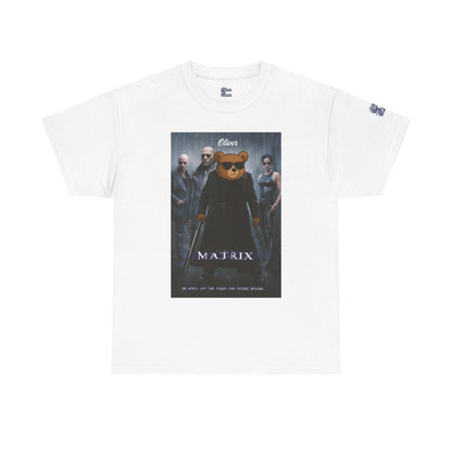 Oliver “The Matrix” Tee – Red Pill Bear Graphic Shirt