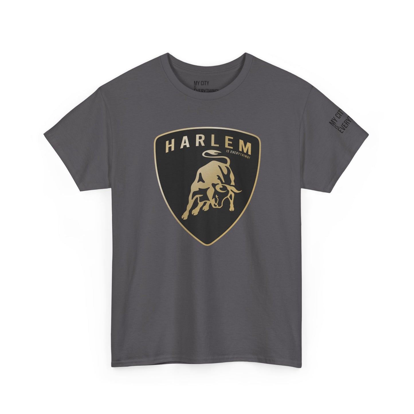 Harlem “Lambo Crest” Tee – Luxury Streetwear Inspired