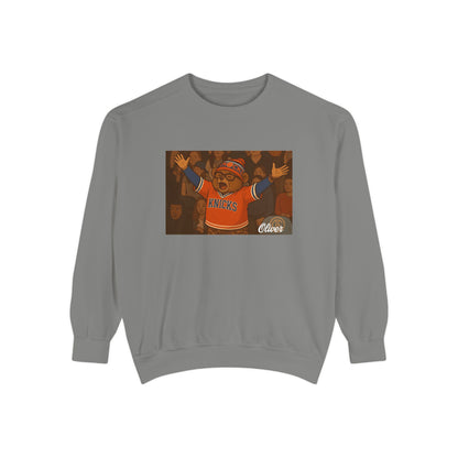 Oliver Outside Knicks Fan Crewneck – NYC Spirit in Every Stitch