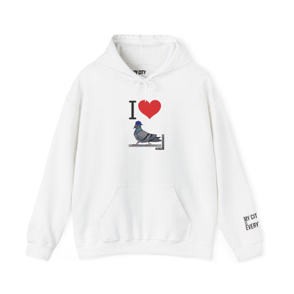 I ❤️ My City Mets Pigeon Hoodie – Blue Cap Edition | My City Is Everything!
