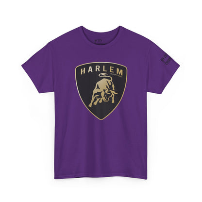Harlem “Lambo Crest” Tee – Luxury Streetwear Inspired