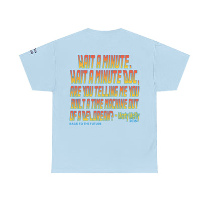 Oliver Outside Back to the Future Parody Tee – Retro Bear Style