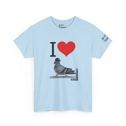 I ❤️ My City Pigeon Tee – Yankee Fitted Edition | My City Is Everything!