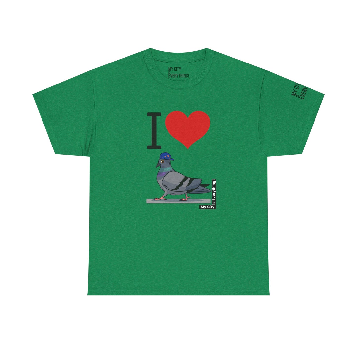 I ❤️ My City Knicks Pigeon Tee – NYC Street Icon Edition