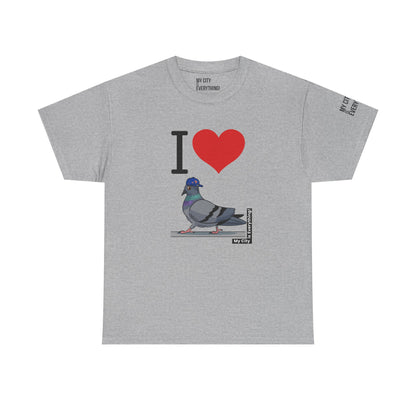 I ❤️ My City Knicks Pigeon Tee – NYC Street Icon Edition