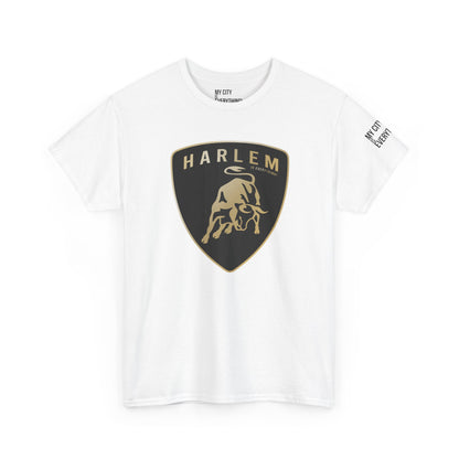 Harlem “Lambo Crest” Tee – Luxury Streetwear Inspired