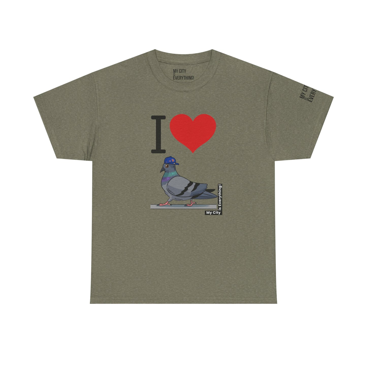I ❤️ My City Knicks Pigeon Tee – NYC Street Icon Edition