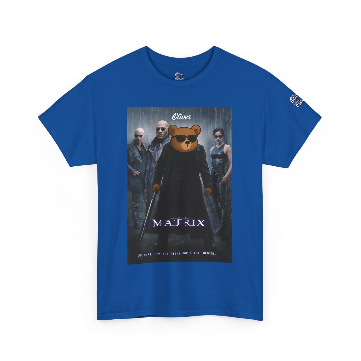 Oliver “The Matrix” Tee – Red Pill Bear Graphic Shirt