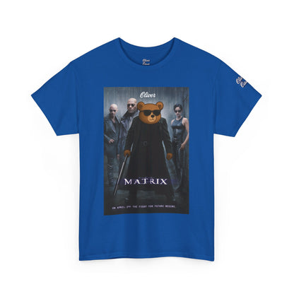Oliver “The Matrix” Tee – Red Pill Bear Graphic Shirt