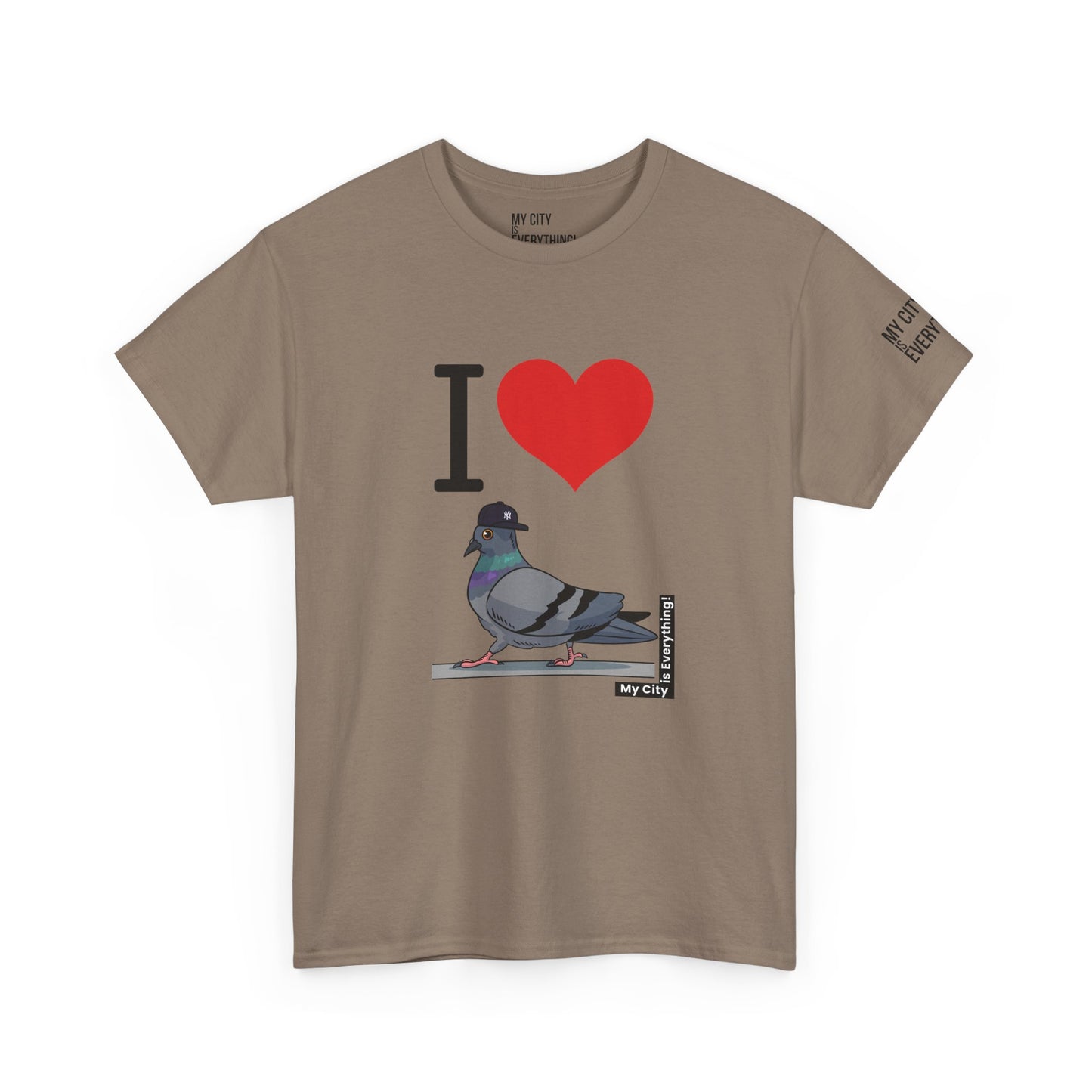 I ❤️ My City Pigeon Tee – Yankee Fitted Edition | My City Is Everything!