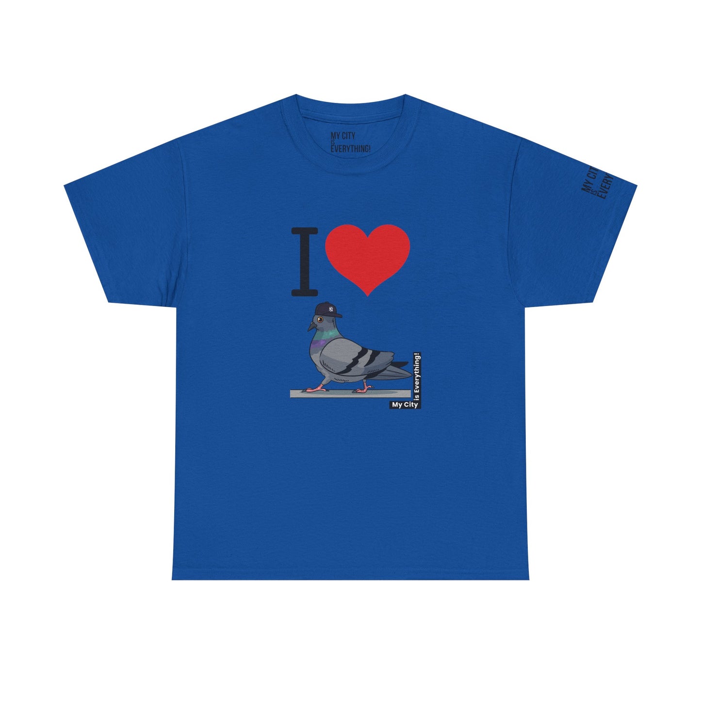 I ❤️ My City Pigeon Tee – Yankee Fitted Edition | My City Is Everything!