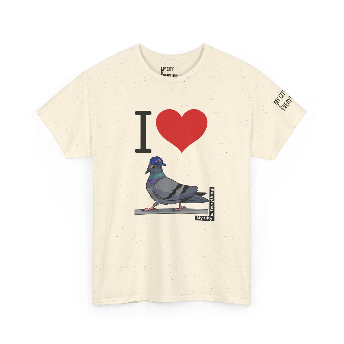 I ❤️ My City Knicks Pigeon Tee – NYC Street Icon Edition