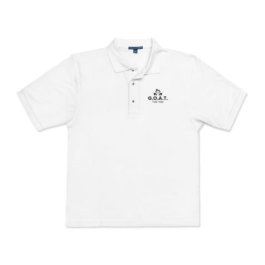 G.O.A.T. Talk Tees Embroidered Logo Polo – Clean & Classic Fit